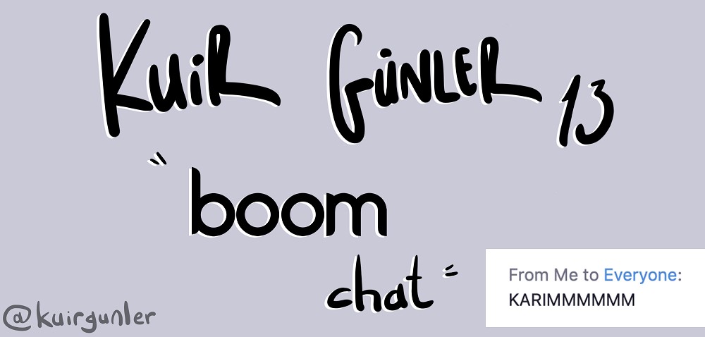 Kuir Günler: Boom chat | Kaos GL - LGBTİ+ Haber Portalı