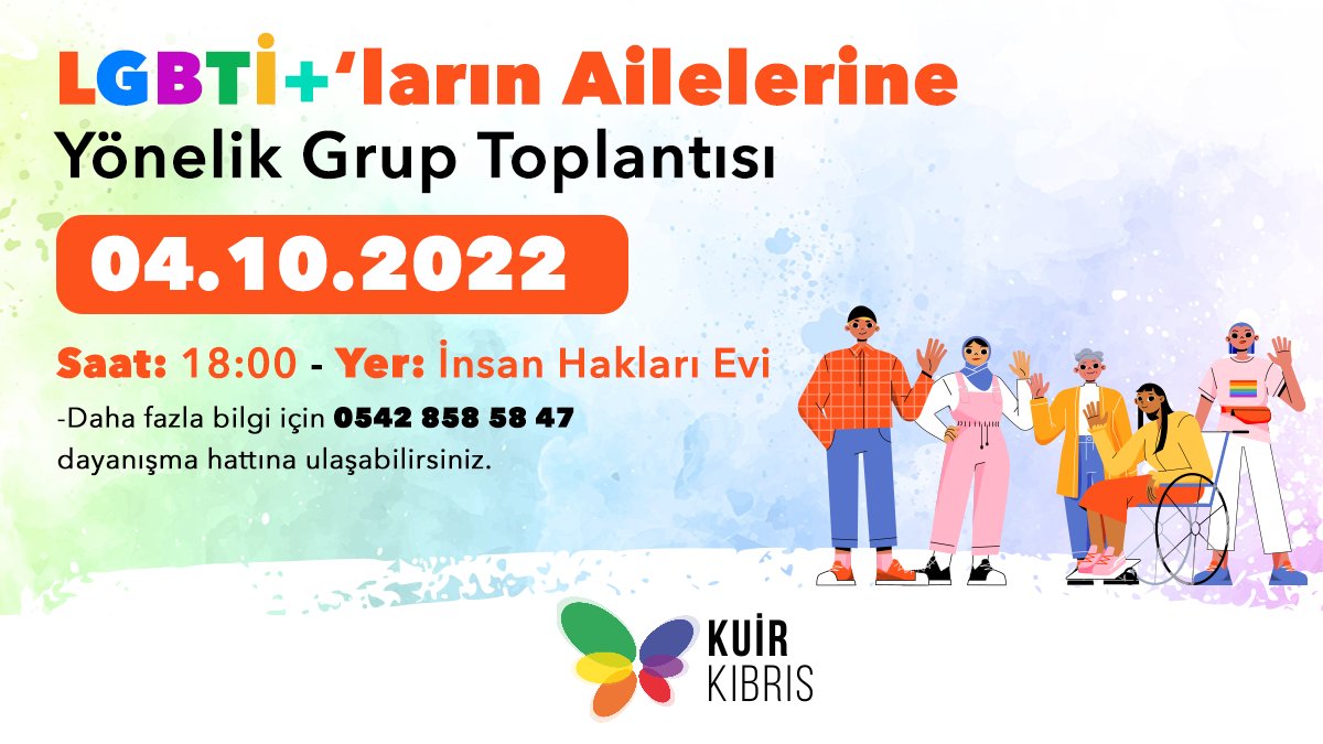 Kuir Kıbrıs aile toplantılarına başlıyor | Kaos GL - LGBTİ+ Haber Portalı Haber