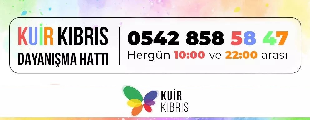 Kuir Kıbrıs Dayanışma Hattı: Dayanışmayı seçin, yalnızlığı değil | Kaos GL - LGBTİ+ Haber Portalı Haber