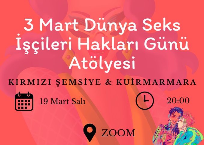 Kuir Marmara’dan Dünya Seks İşçileri Hakları Günü Atölyesi | Kaos GL - LGBTİ+ Haber Portalı Haber