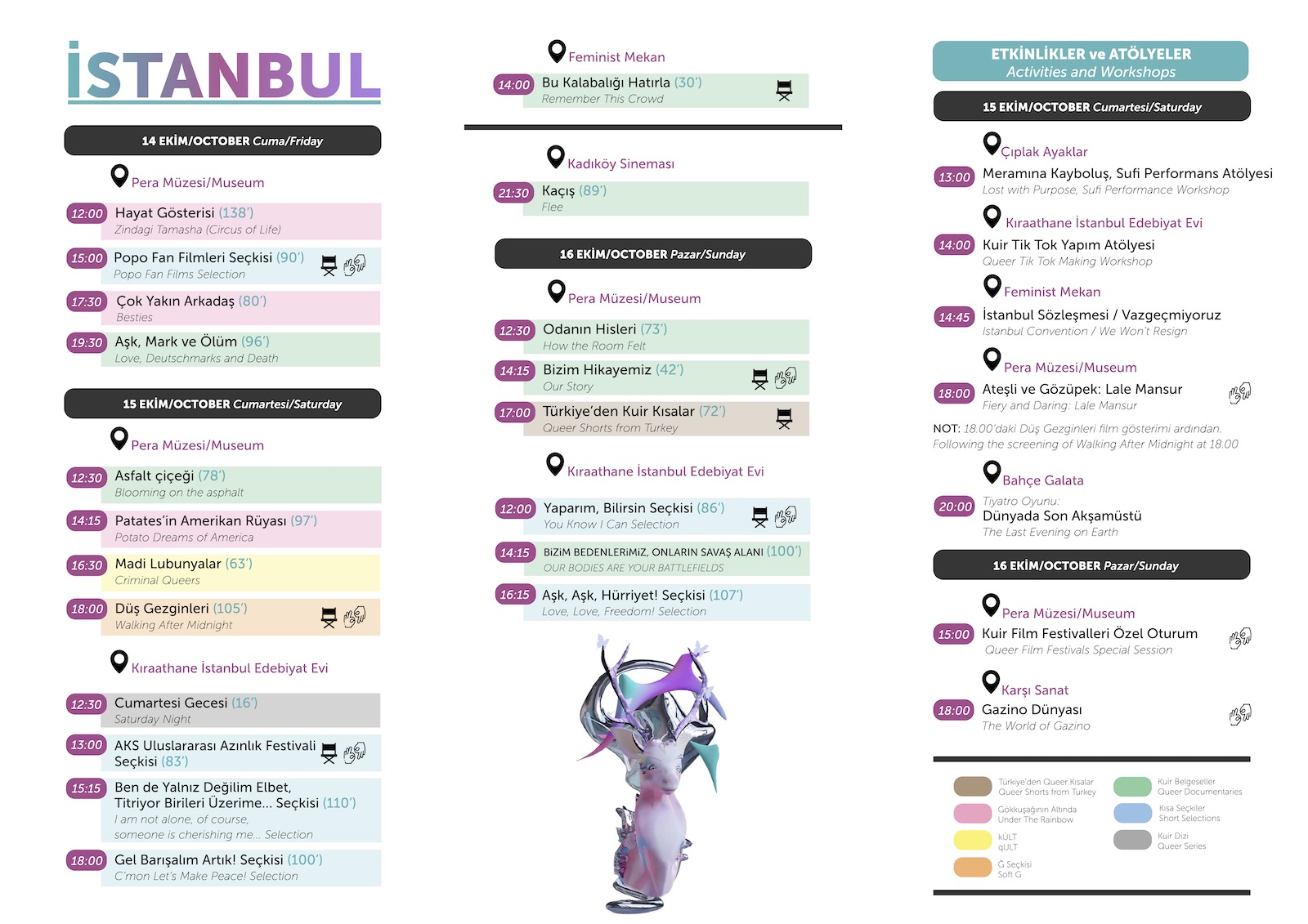 Kuirfest İstanbul programı yayında! Kaos GL - LGBTİ+ Haber Portalı