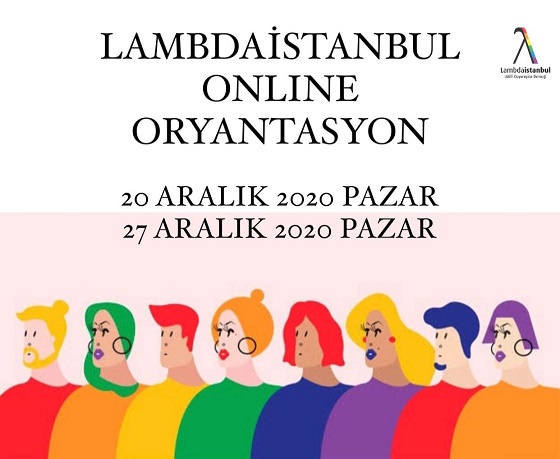 Lambdaistanbul, online gönüllü oryantasyonuna davet ediyor Kaos GL - LGBTİ+ Haber Portalı