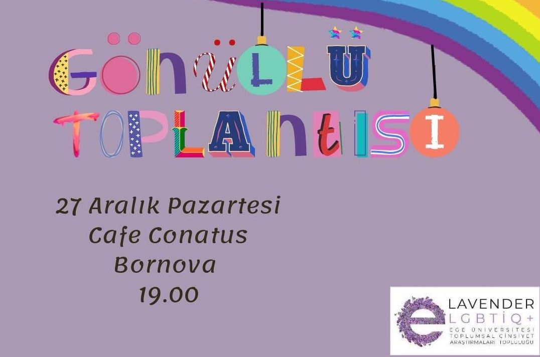 Lavender, gönüllü toplantısına çağırıyor! | Kaos GL - LGBTİ+ Haber Portalı Haber