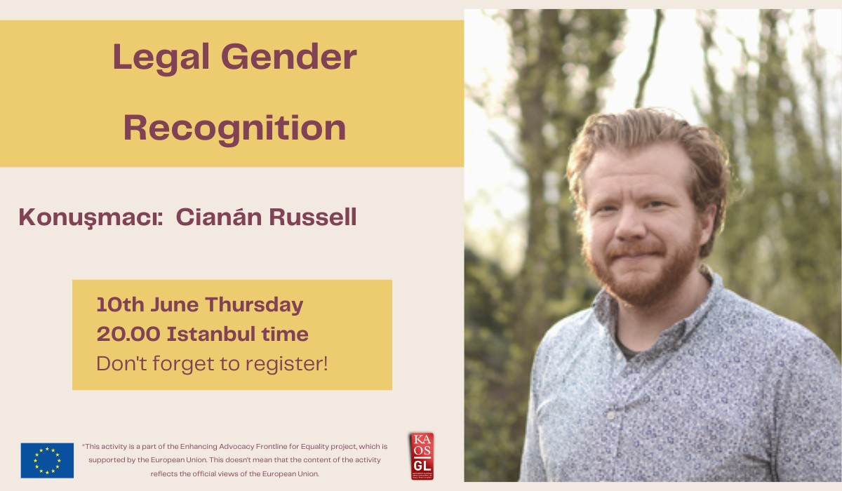 Legal Gender recognition panel is on June 10th! | Kaos GL - News Portal for LGBTI+