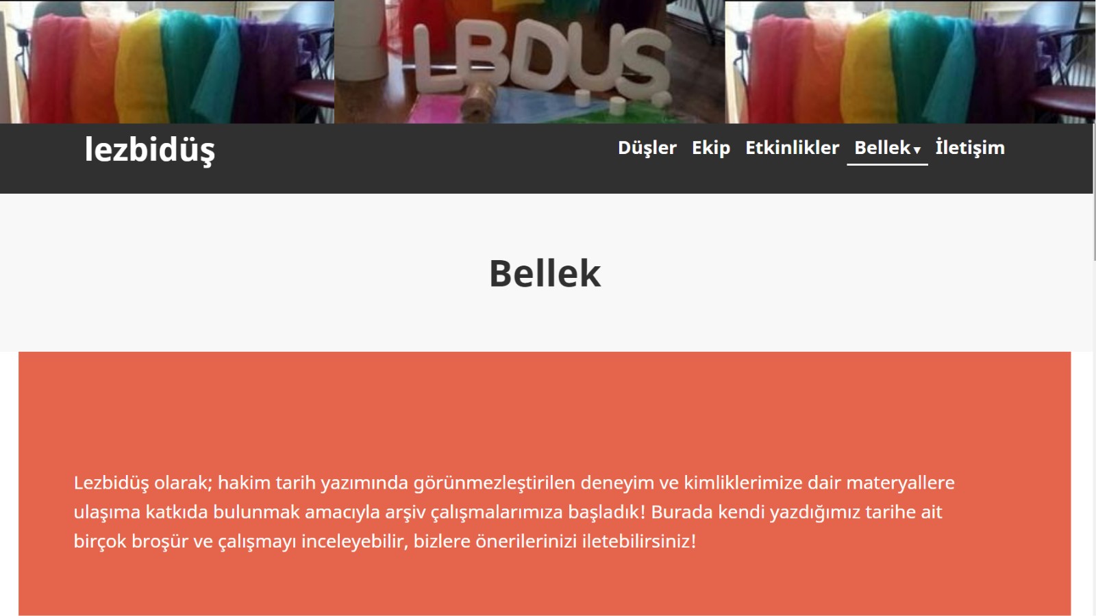 Lezbidüş Bellek yayında | Kaos GL - LGBTİ+ Haber Portalı Haber
