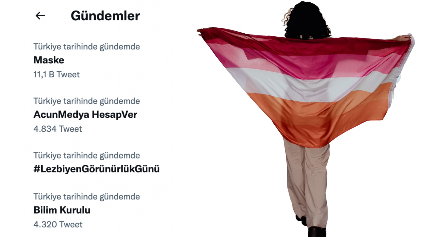 #LezbiyenGörünürlükGünü bu yıl da TT’de! | Kaos GL - LGBTİ+ Haber Portalı Haber