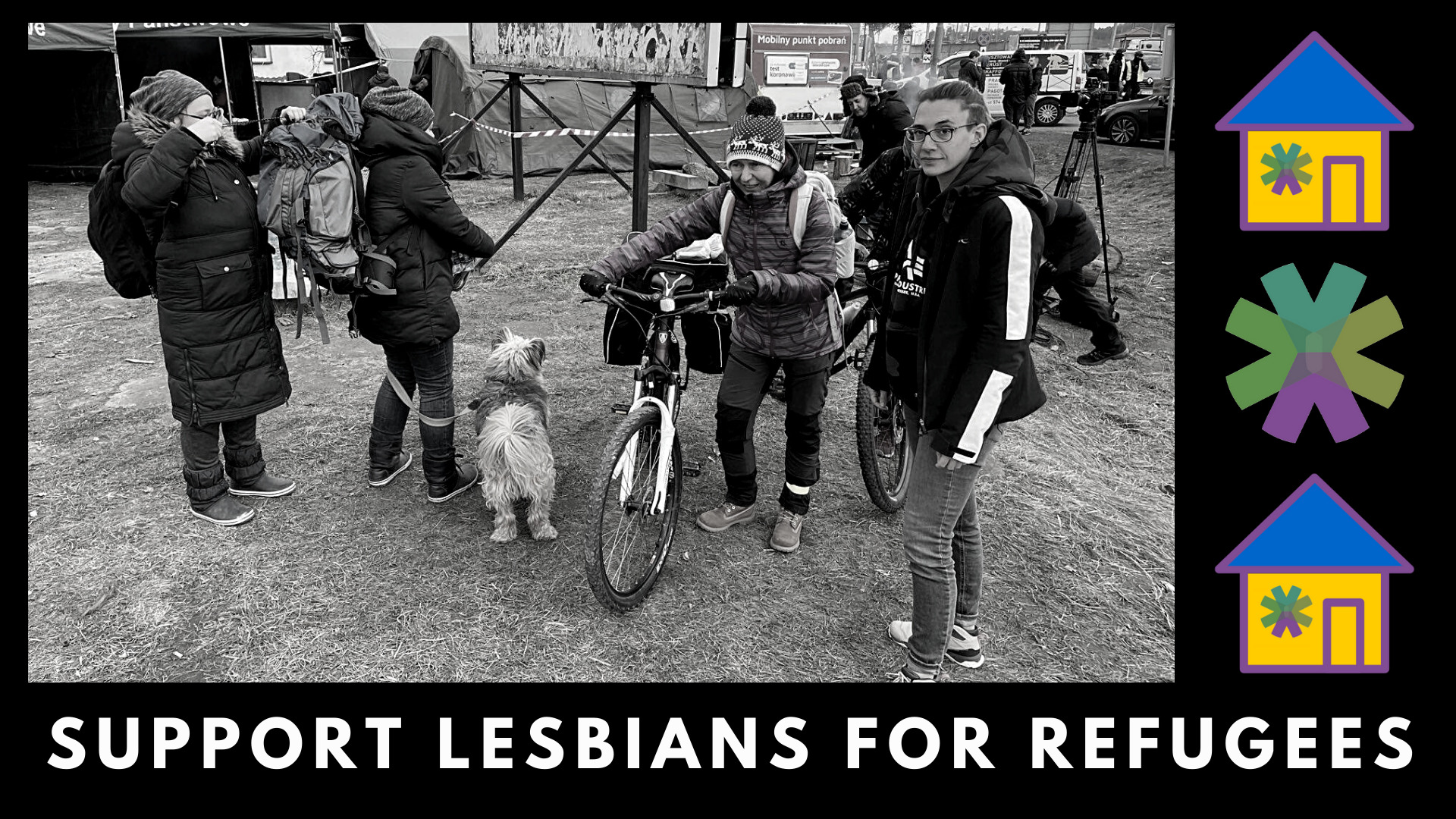 Lezbiyenler, Ukraynalı mülteciler için Polonya sınırında | Kaos GL - LGBTİ+ Haber Portalı Haber