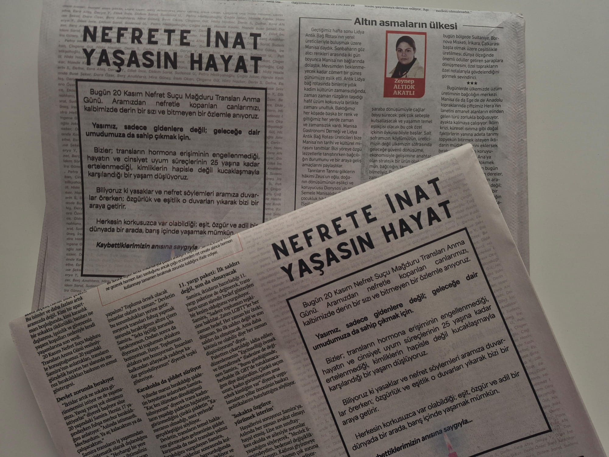 LGBTİ+ derneklerinden 20 Kasım açıklaması: "Yasımız, sadece gidenlere değil; geleceğe dair umudumuza da sahip çıkmak için" | Kaos GL - LGBTİ+ Haber Portalı