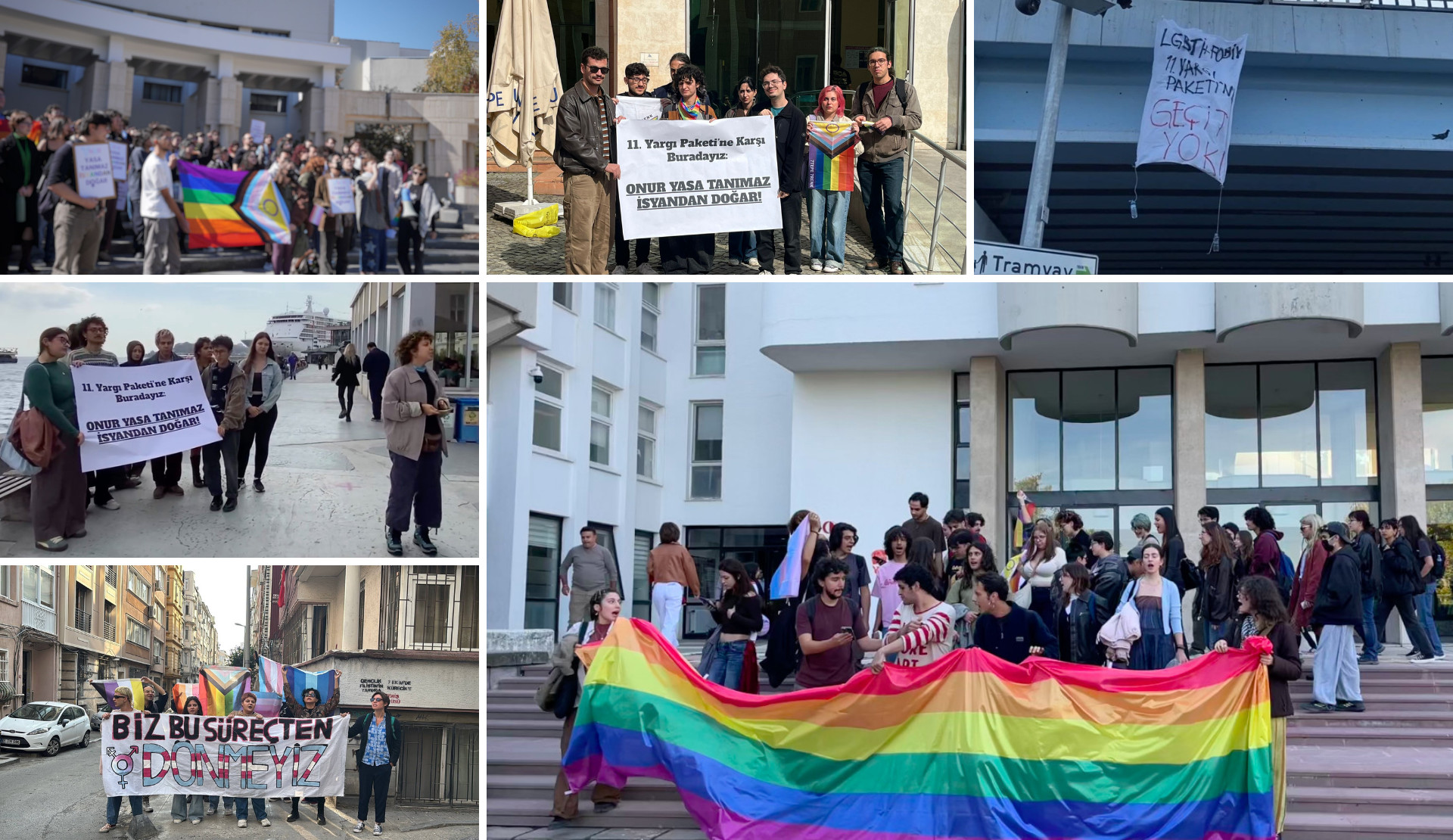 LGBTİ+’lar yargı paketine karşı dört bir yanda sokağa çıktı Kaos GL - LGBTİ+ Haber Portalı