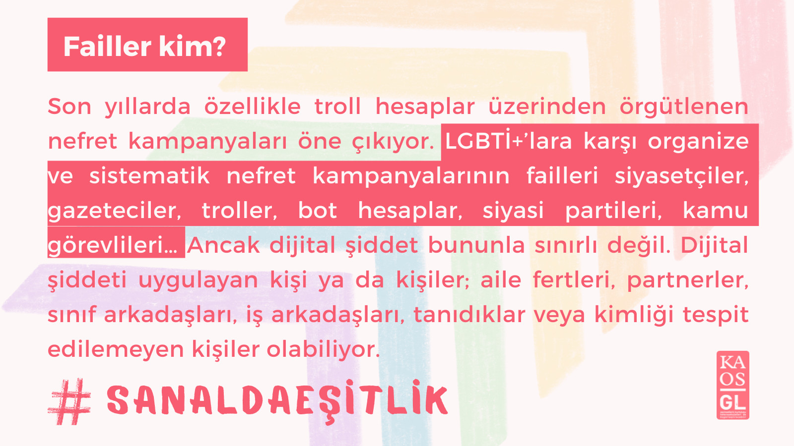 LGBTİ+’lara dijital şiddetin failleri kim? | Kaos GL - LGBTİ+ Haber Portalı Haber