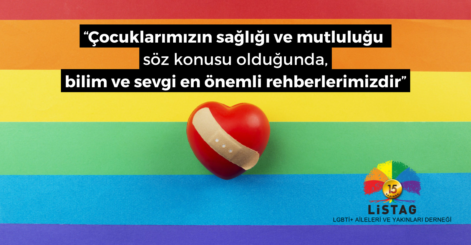 LİSTAG: Bilim ve sevgi en önemli rehberlerimizdir | Kaos GL - LGBTİ+ Haber Portalı Haber