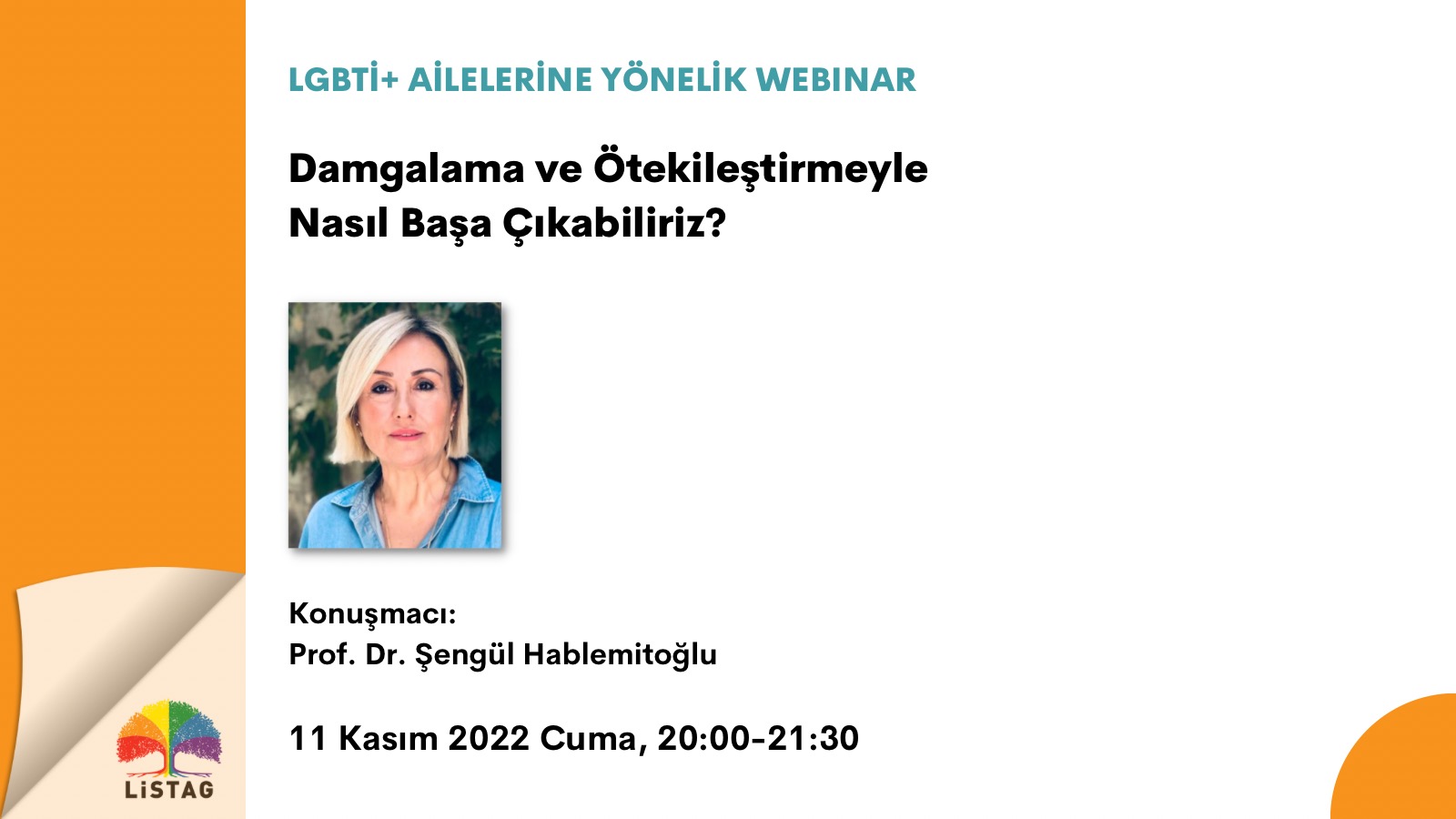 LİSTAG’dan “Damgalama ve ötekileştirmeyle nasıl başa çıkabiliriz?” webinarı | Kaos GL - LGBTİ+ Haber Portalı Haber