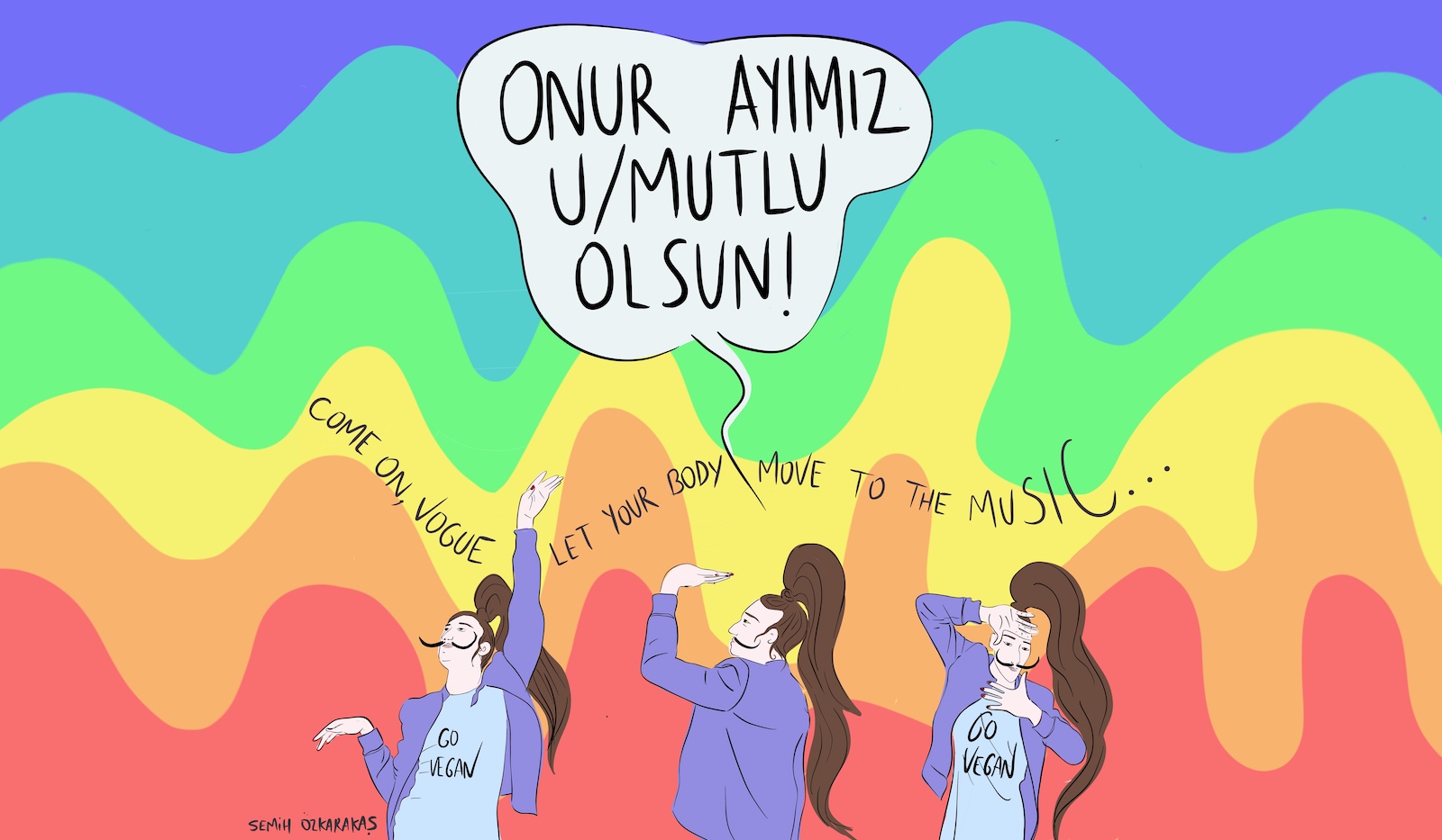 Lubunya Çizgiler: Onur Ayımız u/mutlu olsun! | Kaos GL - LGBTİ+ Haber Portalı Haber