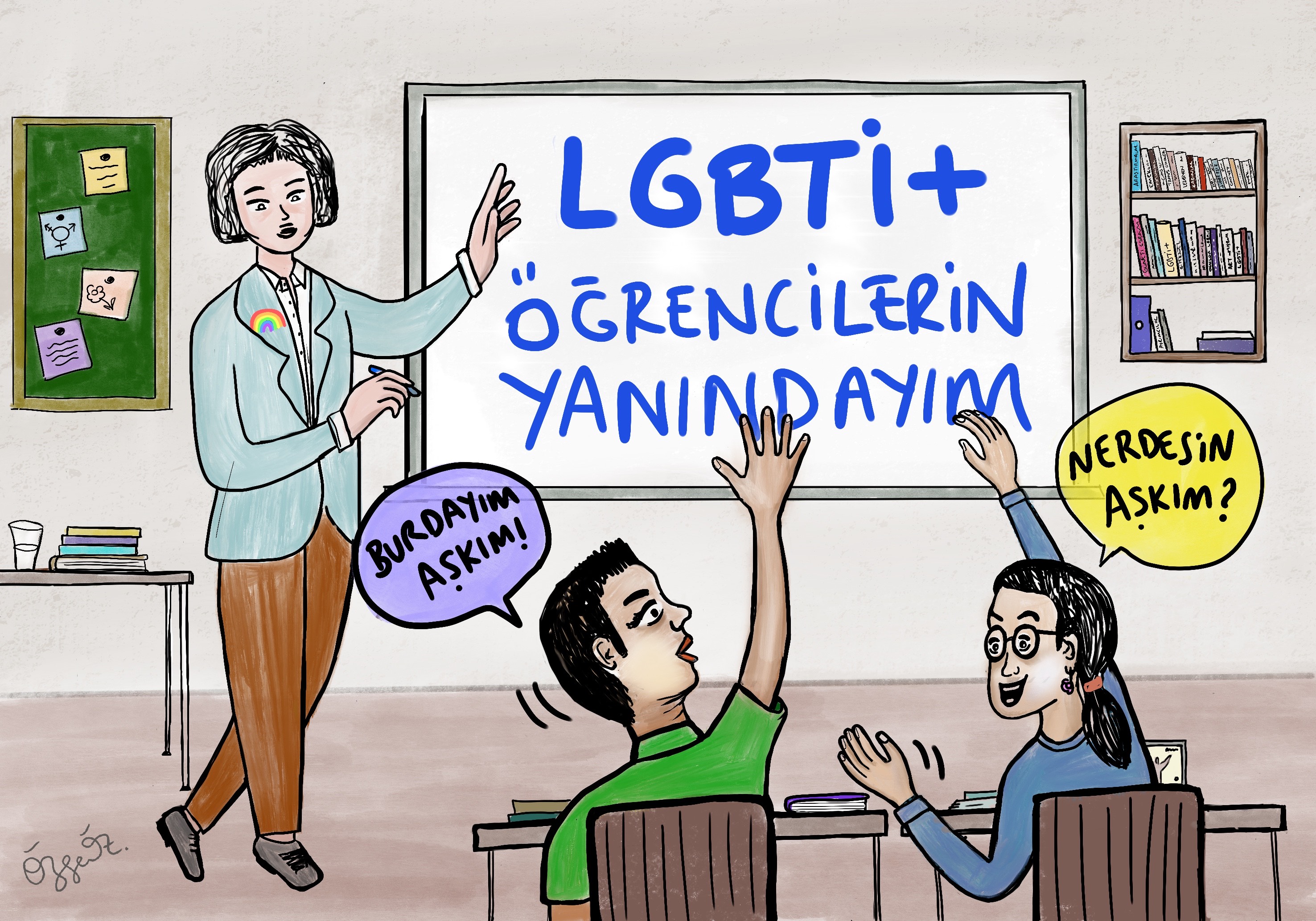 Lubunya öğretmenlere, LGBTİ+ öğrencileriyle dayanışan öğretmenlere… | Kaos GL - LGBTİ+ Haber Portalı Haber