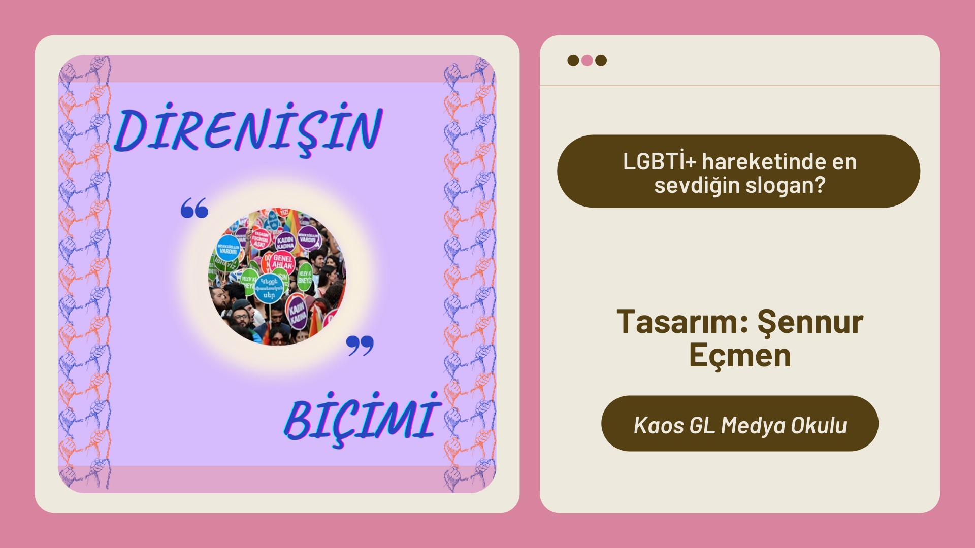 Medya Okulu’ndan: Direnişin o biçimi | Kaos GL - LGBTİ+ Haber Portalı Haber