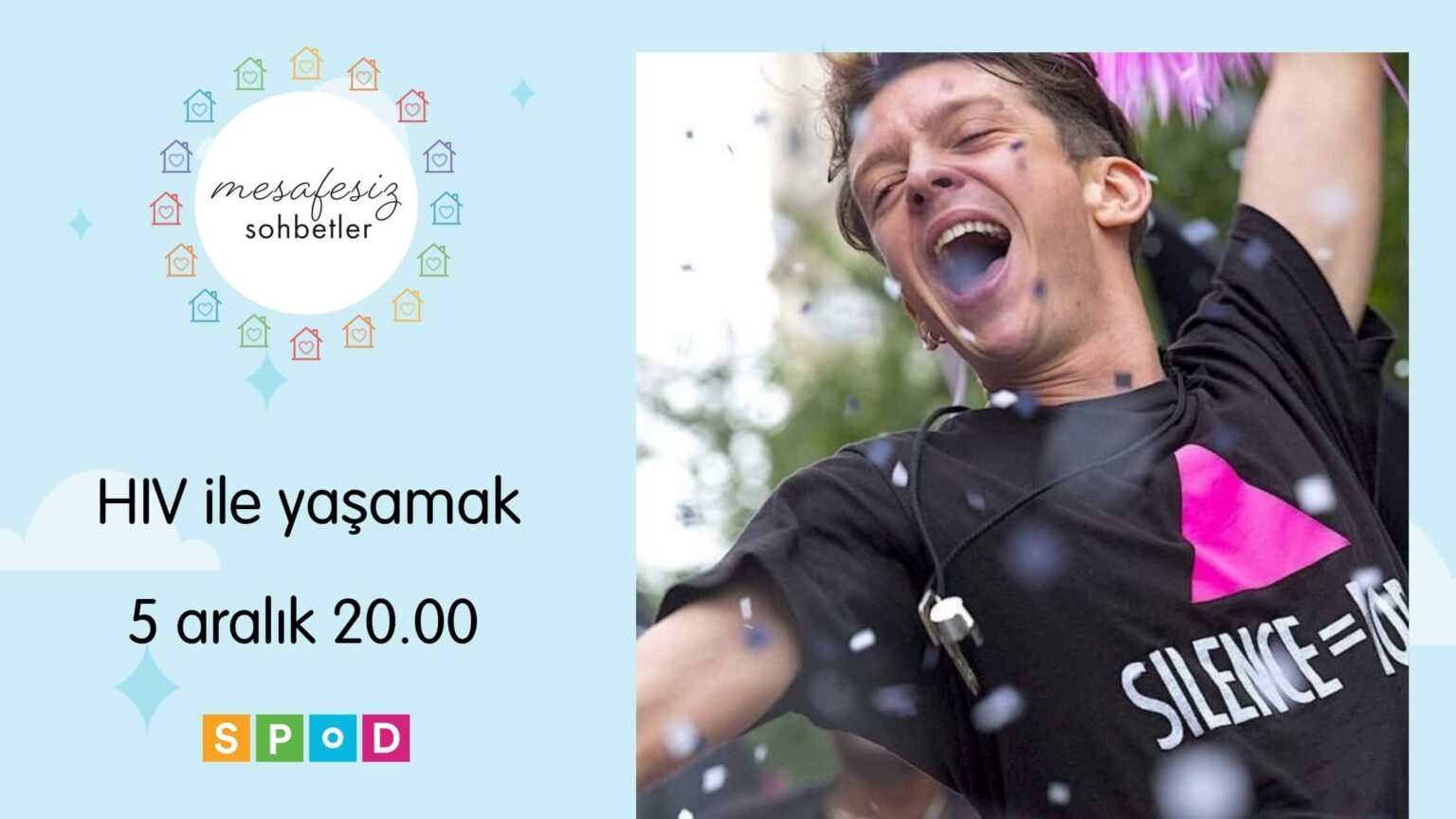 Mesafesiz Sohbetler’de “HIV ile yaşamak” konuşulacak | Kaos GL - LGBTİ+ Haber Portalı Haber