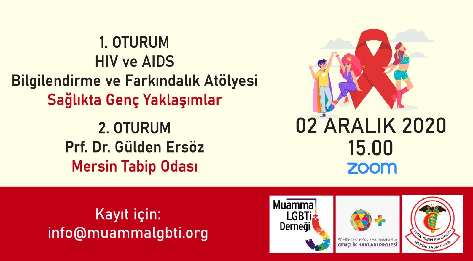 Muamma, HIV ve AIDS farkındalık etkinliğine çağırıyor | Kaos GL - LGBTİ+ Haber Portalı Haber