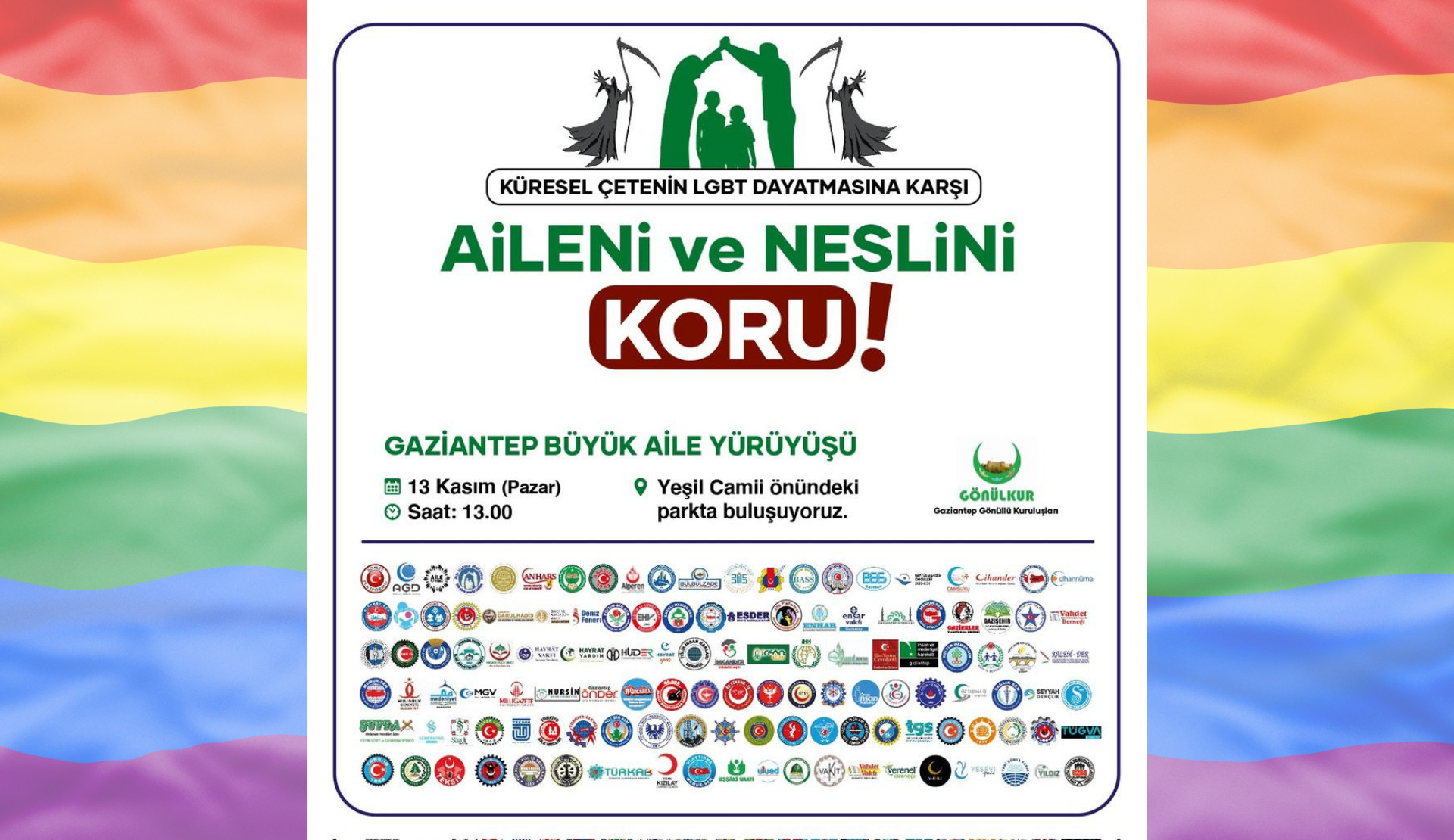 Nefret mitingi çağrısına TGS’nin logosu eklenmiş! | Kaos GL - LGBTİ+ Haber Portalı Haber