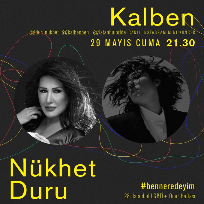 Nükhet Duru ve Kalben Onur Haftası ısınma konserinde! | Kaos GL - LGBTİ+ Haber Portalı