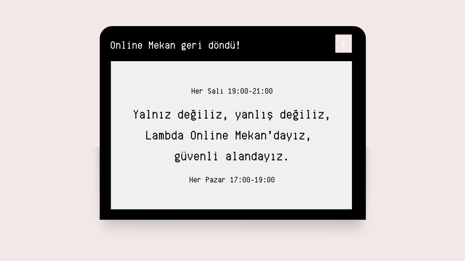 Online Mekan geri döndü | Kaos GL - LGBTİ+ Haber Portalı Haber