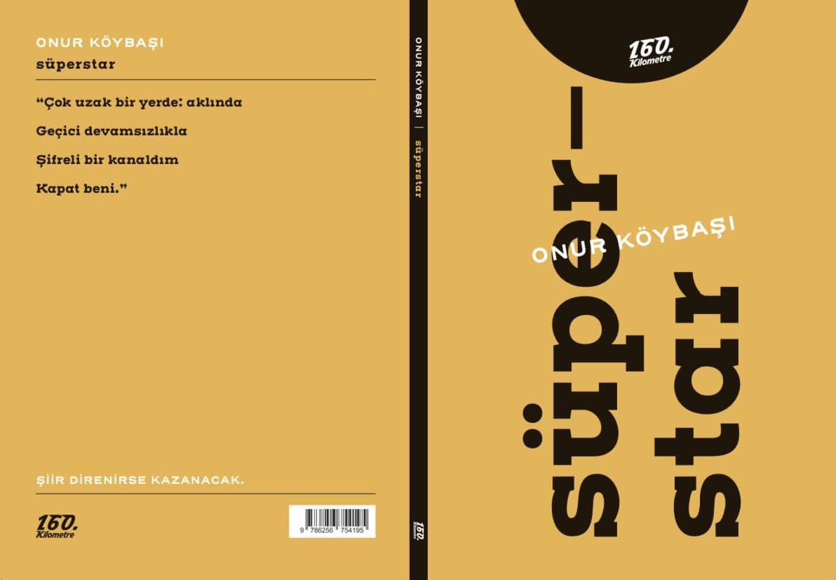 Onur Köybaşı’nın yeni şiir kitabı “Süperstar” çıktı | Kaos GL - LGBTİ+ Haber Portalı Haber