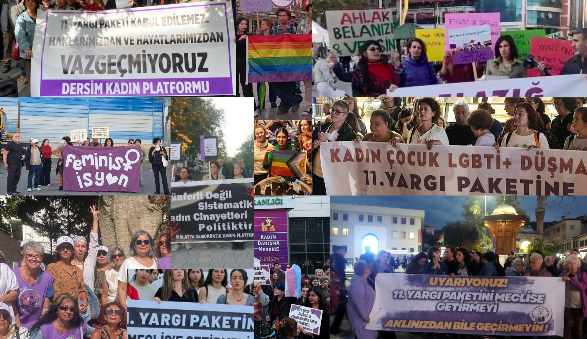 Onur yasa(k) tanımadı: 18 şehirde kadınlar ve LGBTİ+’lar yargı paketine karşı sokaklardaydı Kaos GL - LGBTİ+ Haber Portalı