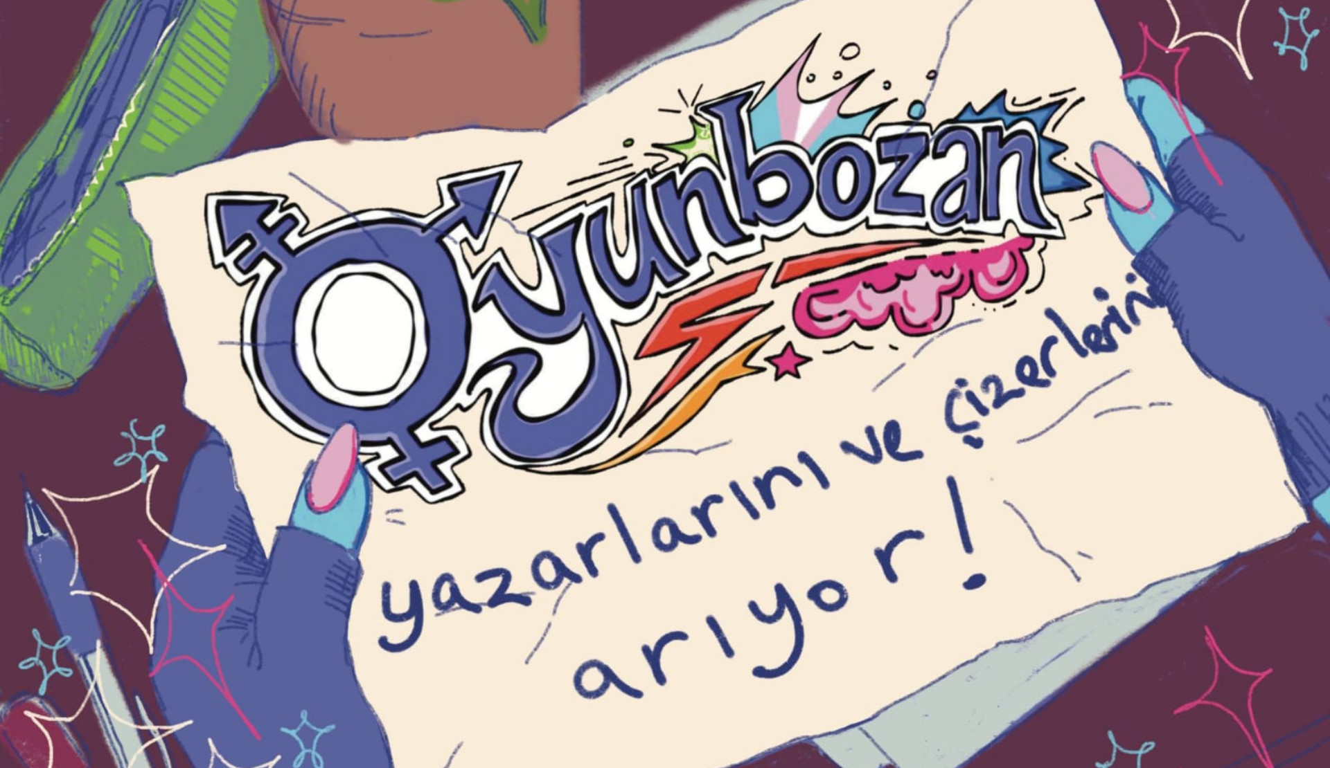 Oyunbozan Fanzin, 2. sayısı için yazar ve çizerlerini arıyor! Kaos GL - LGBTİ+ Haber Portalı