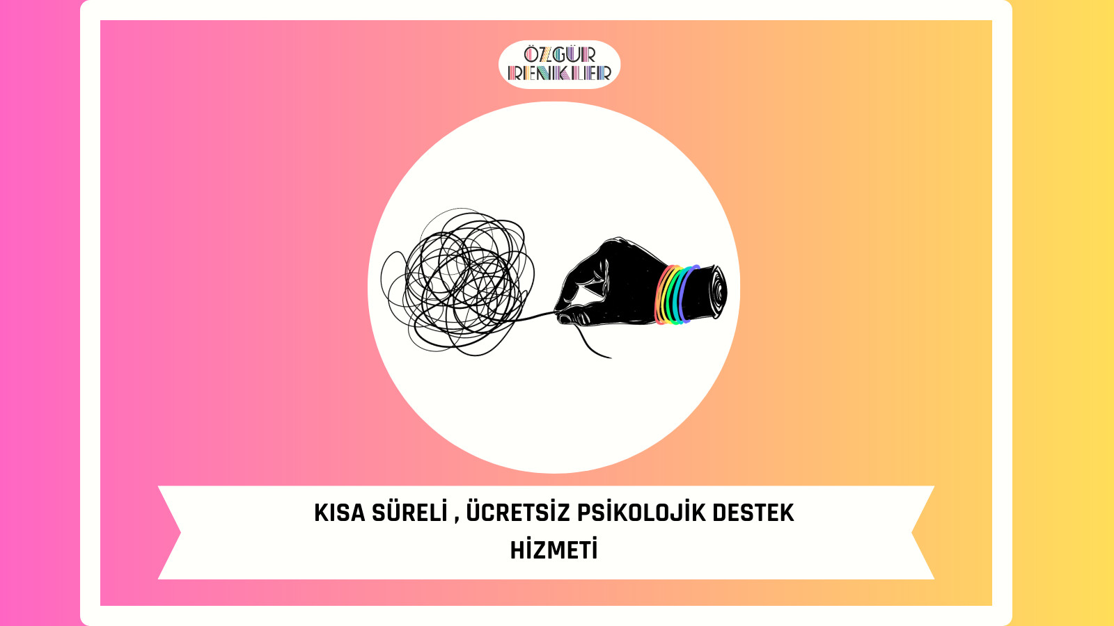 Özgür Renkler Derneği, kısa süreli psikolojik destek sunmaya başladı | Kaos GL - LGBTİ+ Haber Portalı Haber