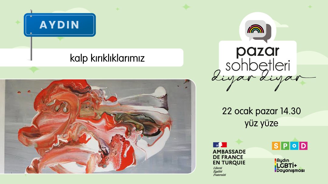 “Pazar Sohbetleri” Aydın yolcusu | Kaos GL - LGBTİ+ Haber Portalı Haber