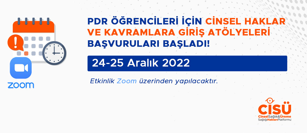 “PDR Öğrencileri için Cinsel Haklar ve Kavramlara Giriş Atölyeleri” bu ay | Kaos GL - LGBTİ+ Haber Portalı Haber