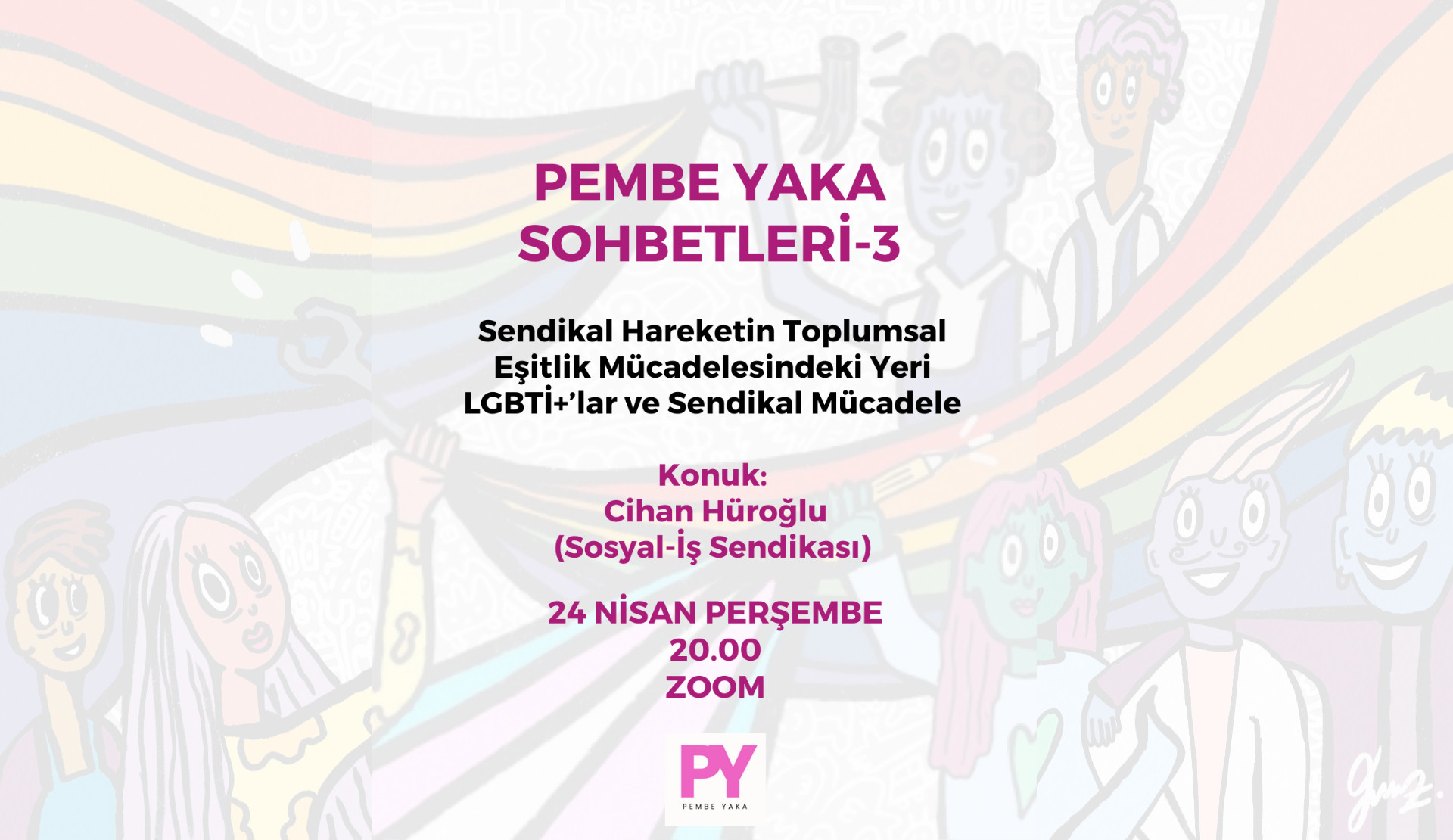 Pembe Yaka Sohbetleri’nin üçüncüsü 24 Nisan’da! | Kaos GL - LGBTİ+ Haber Portalı Haber