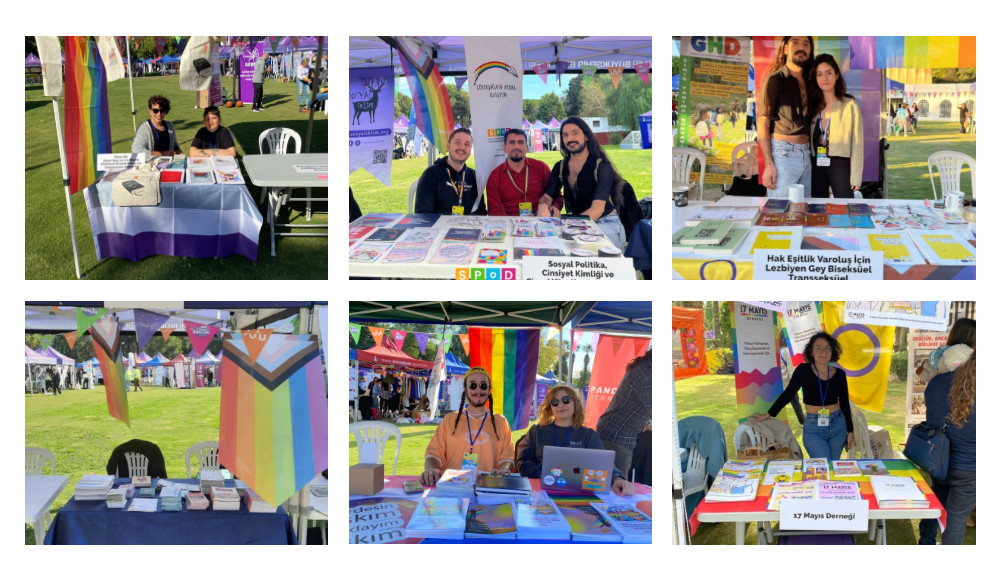 Rainbow Stands at the Civil Voices Festival Kaos GL - News Portal for LGBTI+