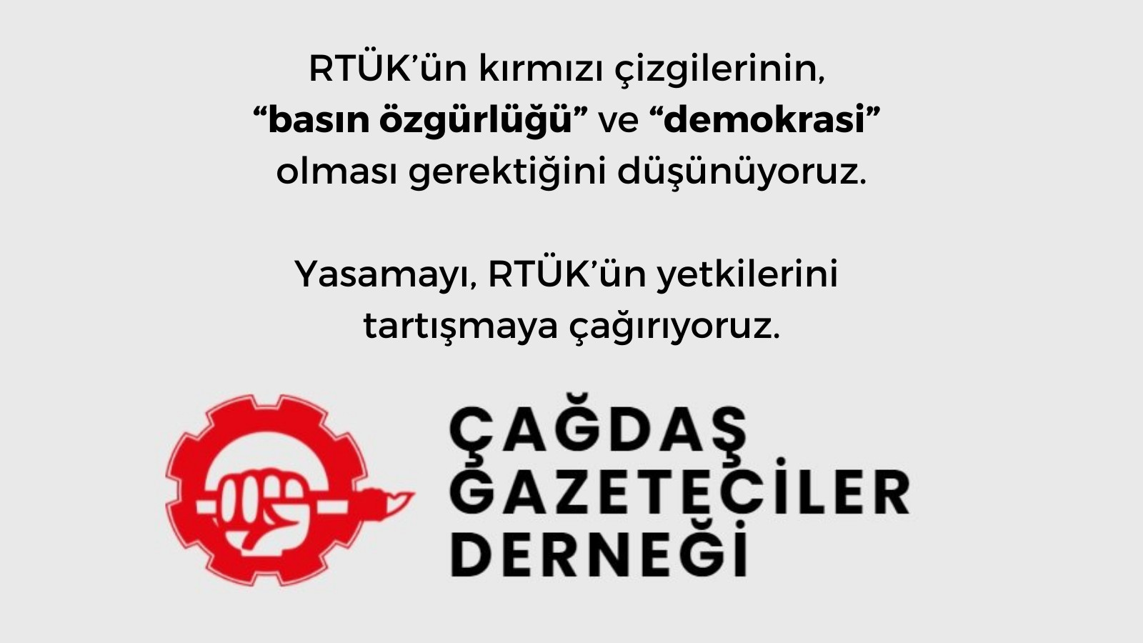 “RTÜK’ün kırmızı çizgileri ‘basın özgürlüğü’ ve ‘demokrasi’ olmalıdır!” | Kaos GL - LGBTİ+ Haber Portalı Haber