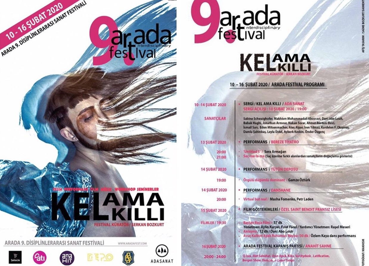 Saç, beden ve cinsiyet üzerine: 9. Arada Disiplinlerarası Sanat Festivali Kaos GL - LGBTİ+ Haber Portalı