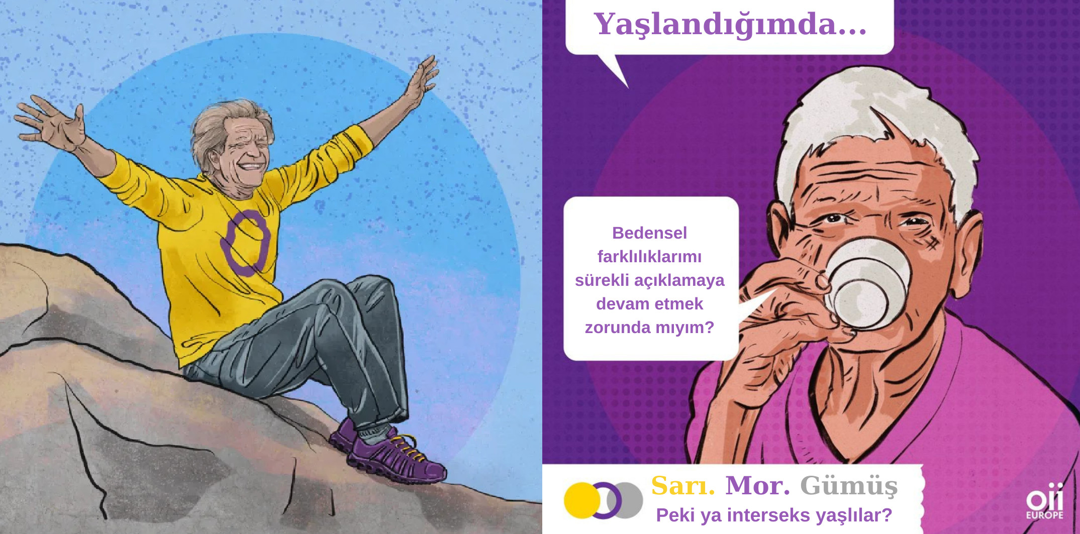 “Sarı, Mor, Gümüş: İnterseks Yaşlılar” rehberi yayında Kaos GL - LGBTİ+ Haber Portalı