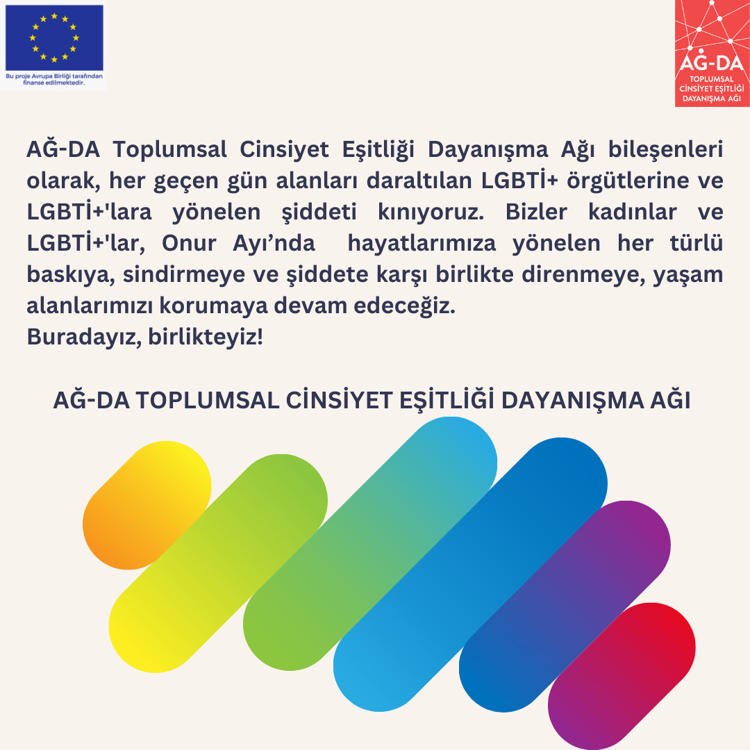“Şiddete karşı birlikte direnmeye devam edeceğiz” | Kaos GL - LGBTİ+ Haber Portalı Haber
