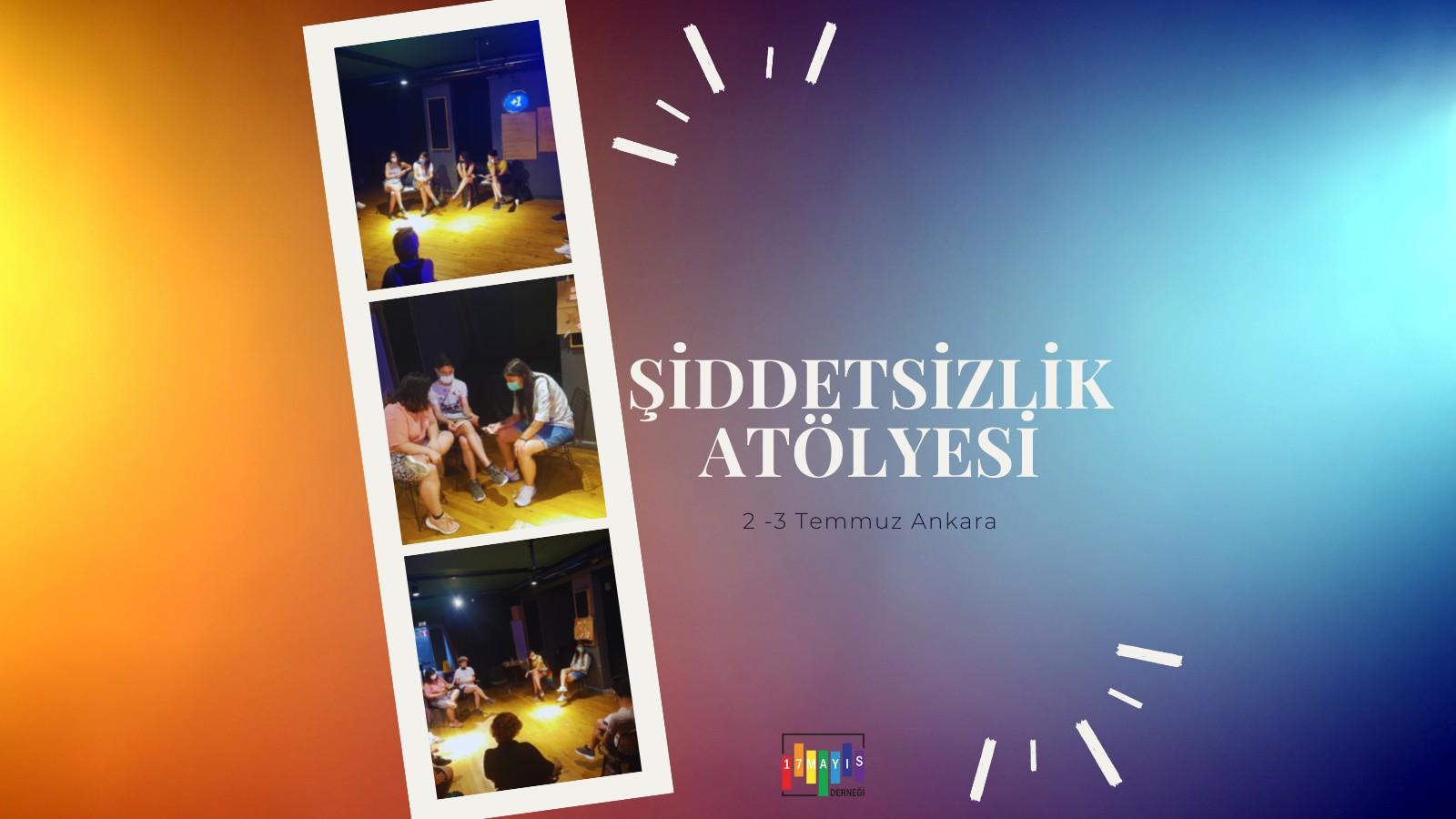 Şiddetsizlik atölyelerinin ikincisi gerçekleştirildi Kaos GL - LGBTİ+ Haber Portalı