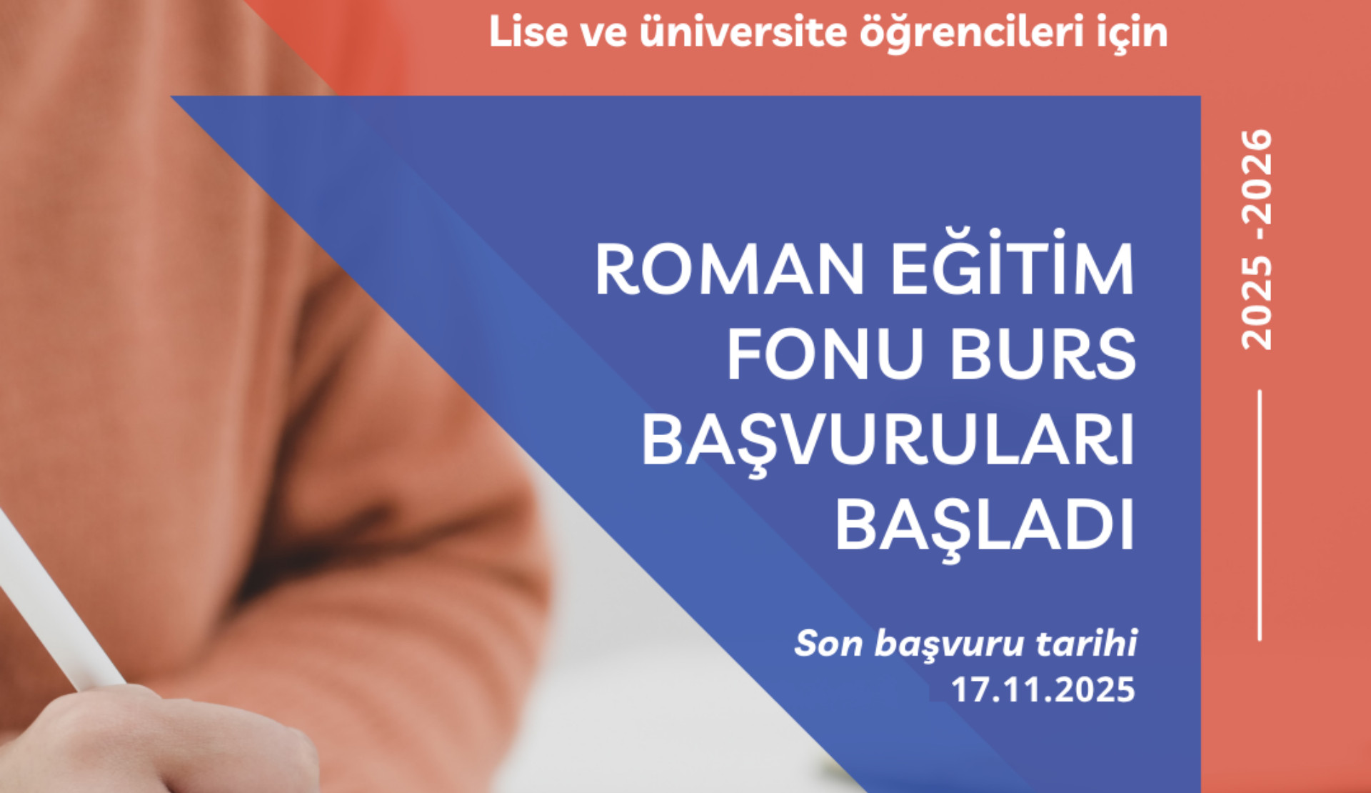 Sıfır Ayrımcılık Derneği’nin Roman öğrencilere yönelik burs başvuruları başladı! Kaos GL - LGBTİ+ Haber Portalı