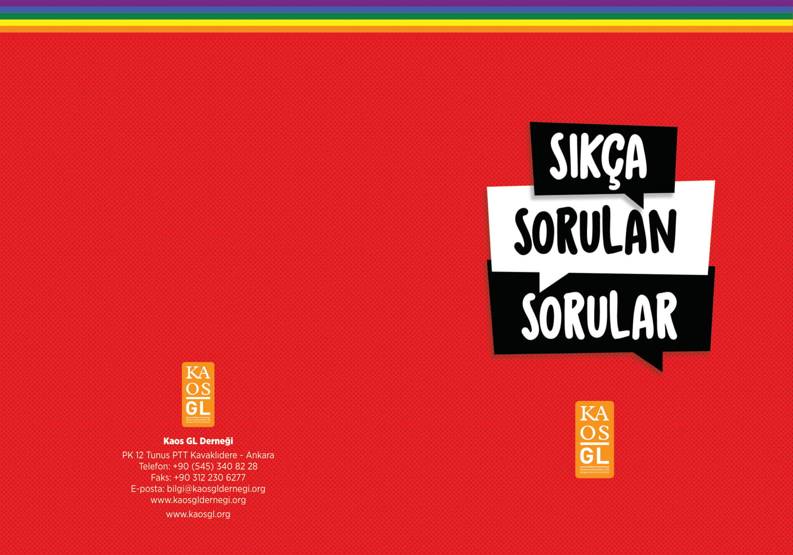 Sıkça Sorulan Sorular’dan güncellenmiş 9. baskı | Kaos GL - LGBTİ+ Haber Portalı Haber