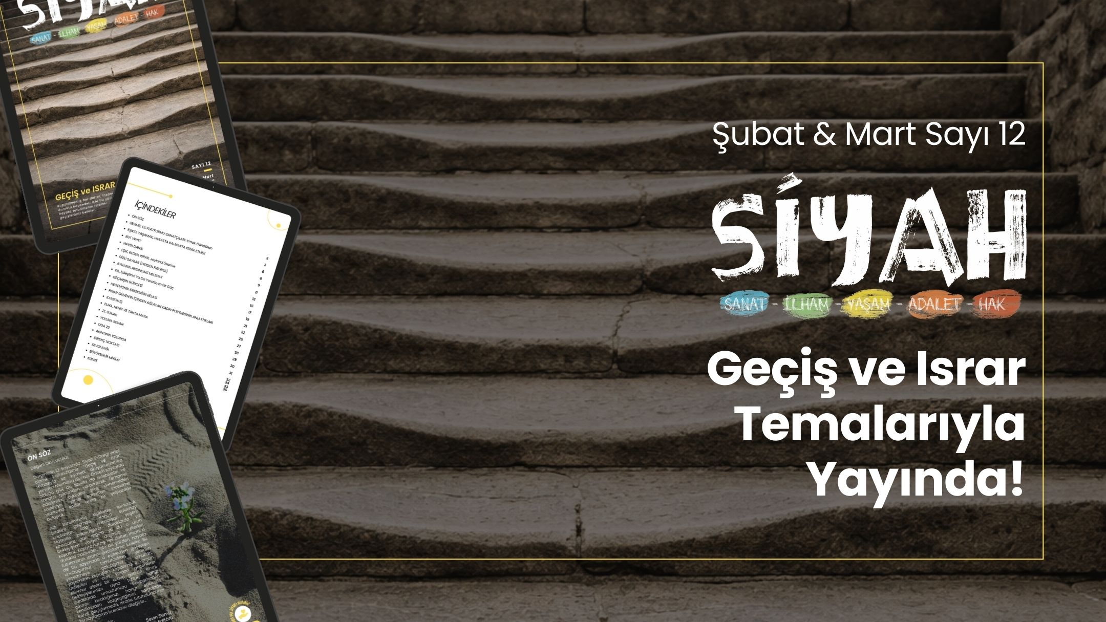 SİYAH E-Dergi’nin 12. sayısı “Geçiş ve Israr” temasıyla yayında! | Kaos GL - LGBTİ+ Haber Portalı