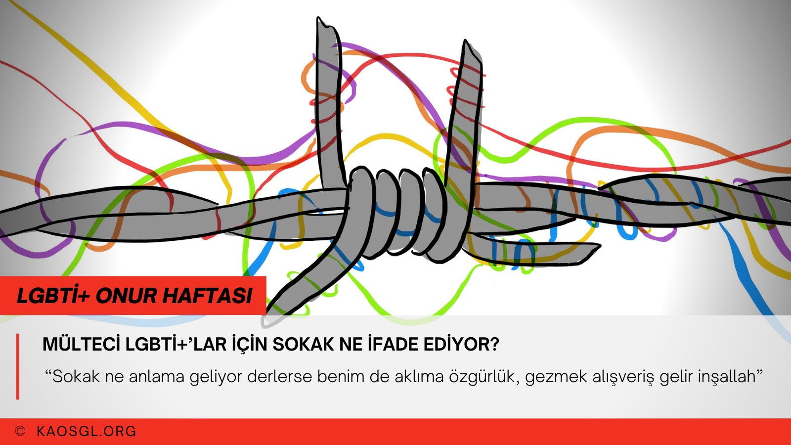 Sokak ne anlama geliyor derlerse benim de aklıma özgürlük, gezmek alışveriş gelir inşallah! | Kaos GL - LGBTİ+ Haber Portalı Haber