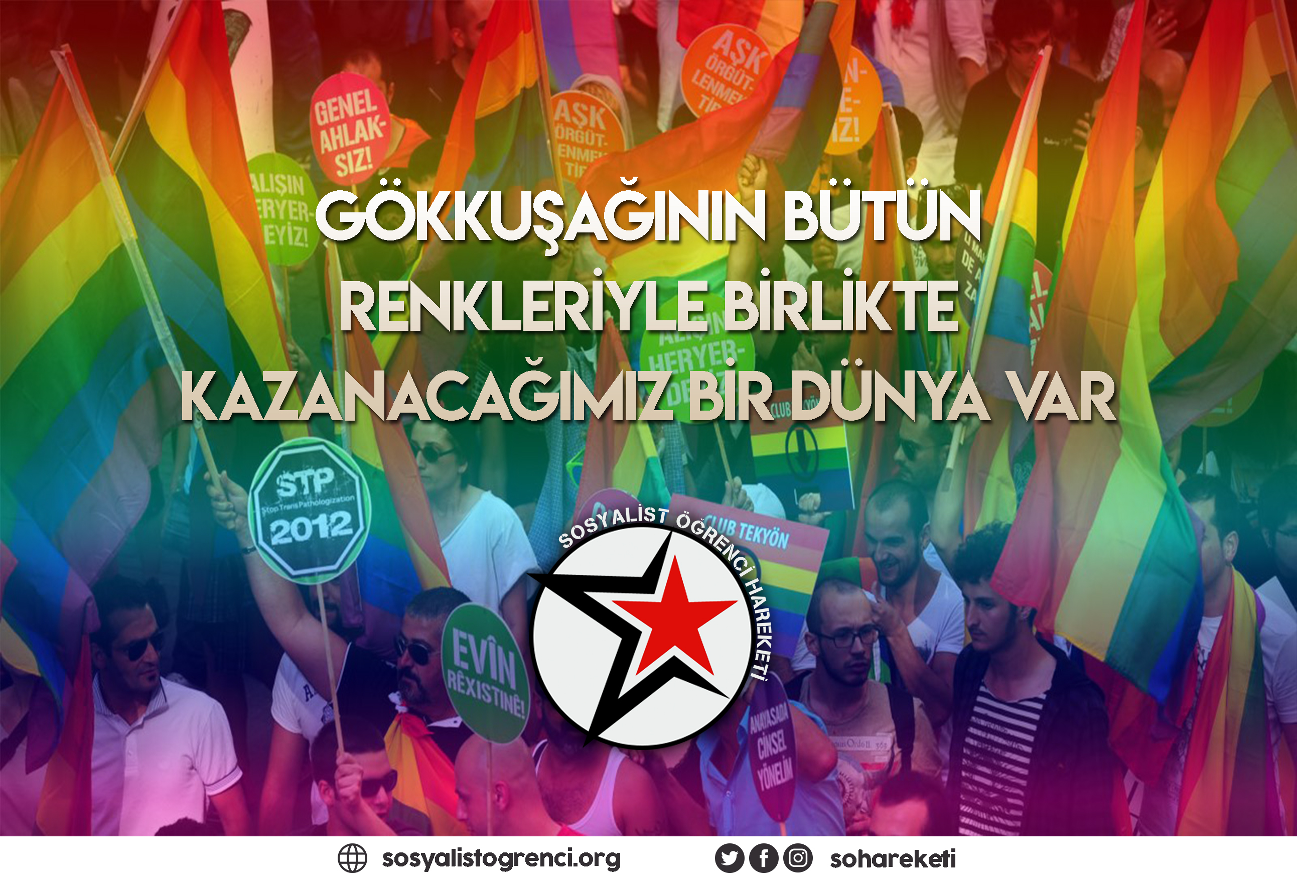 Sosyalist Öğrenci Hareketi: “Her yürüyüşümüz onur yürüyüşüdür!” Kaos GL - LGBTİ+ Haber Portalı