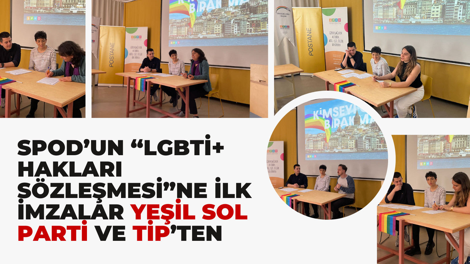 SPoD’un “LGBTİ+ Hakları Sözleşmesi”ne ilk imzalar Yeşil Sol Parti ve TİP’ten | Kaos GL - LGBTİ+ Haber Portalı Haber