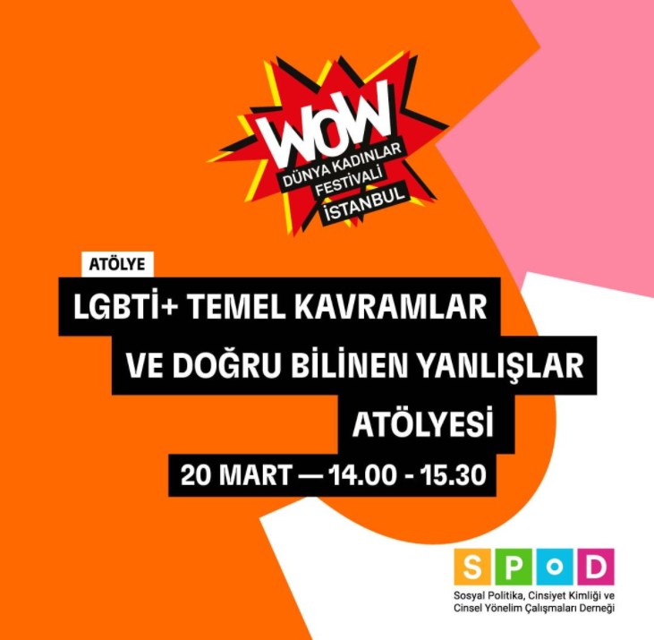 SPoD, WOW Dünya Kadınlar Festivali’nde Kaos GL - LGBTİ+ Haber Portalı