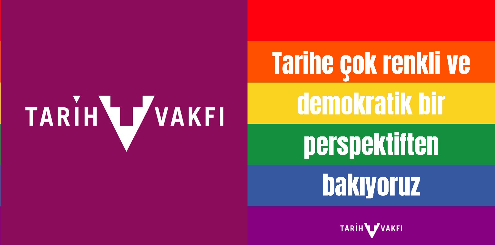 Tarih Vakfı, Onur Ayı’nda Toplumsal Cinsiyet Politika Belgesi’ni yayınladı | Kaos GL - LGBTİ+ Haber Portalı Haber