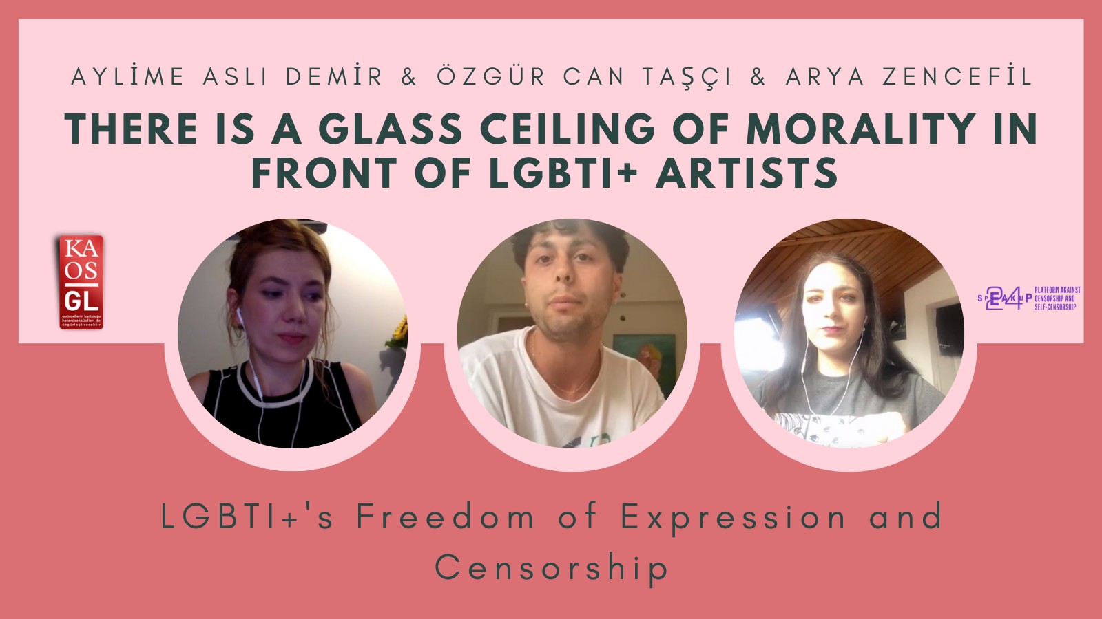 There is a glass ceiling of morality in front of LGBTI+ artists Kaos GL - News Portal for LGBTI+