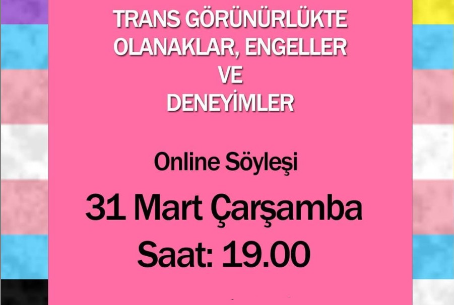 Trans İstanbul İnisyatifi’nden Uluslararası Trans Görünürlük Günü söyleşisi Kaos GL - LGBTİ+ Haber Portalı