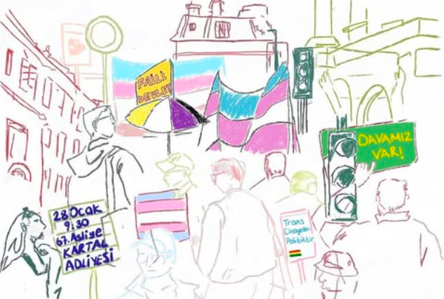 Trans Onur Yürüyüşü günü gözaltına alınan 2 LGBTİ+ aktivistine açılan davanın ilk duruşması 28 Ocak’ta | Kaos GL - LGBTİ+ Haber Portalı Haber