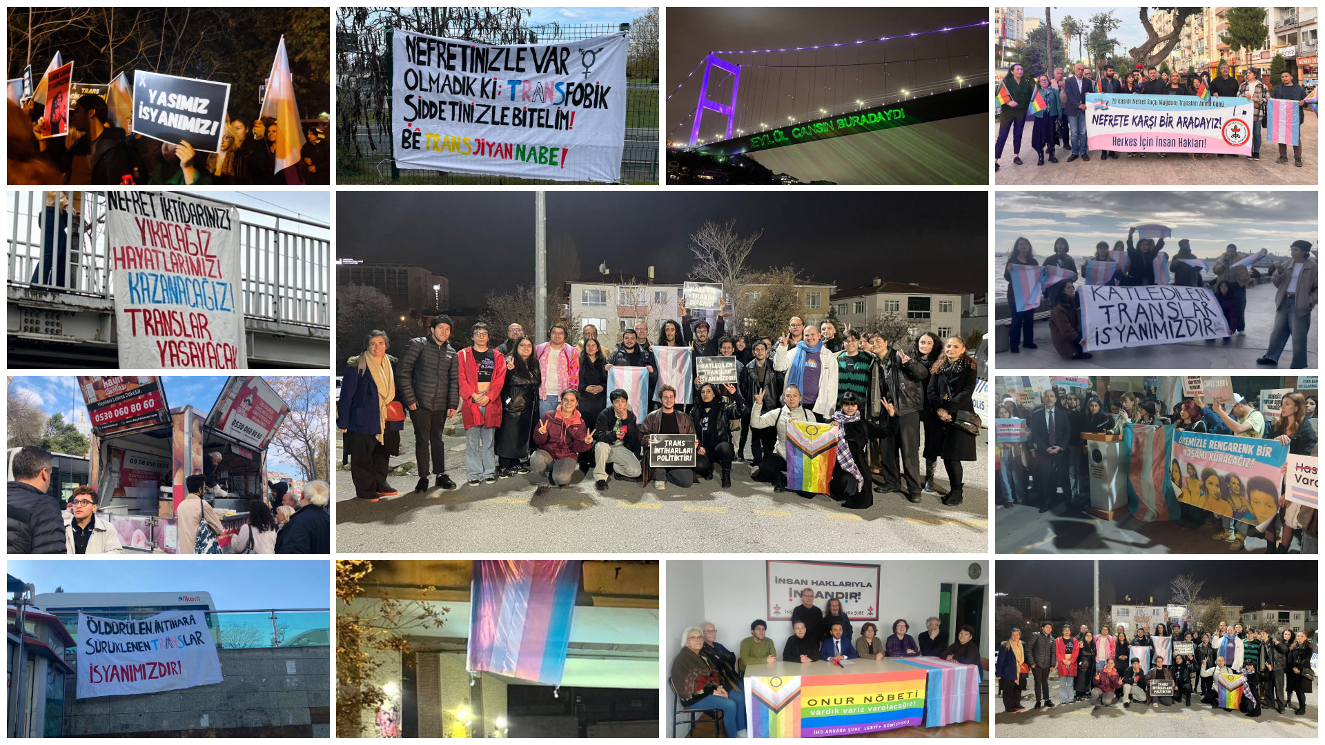 Transgender Day of Remembrance protests across Türkiye | Kaos GL - News Portal for LGBTI+ News