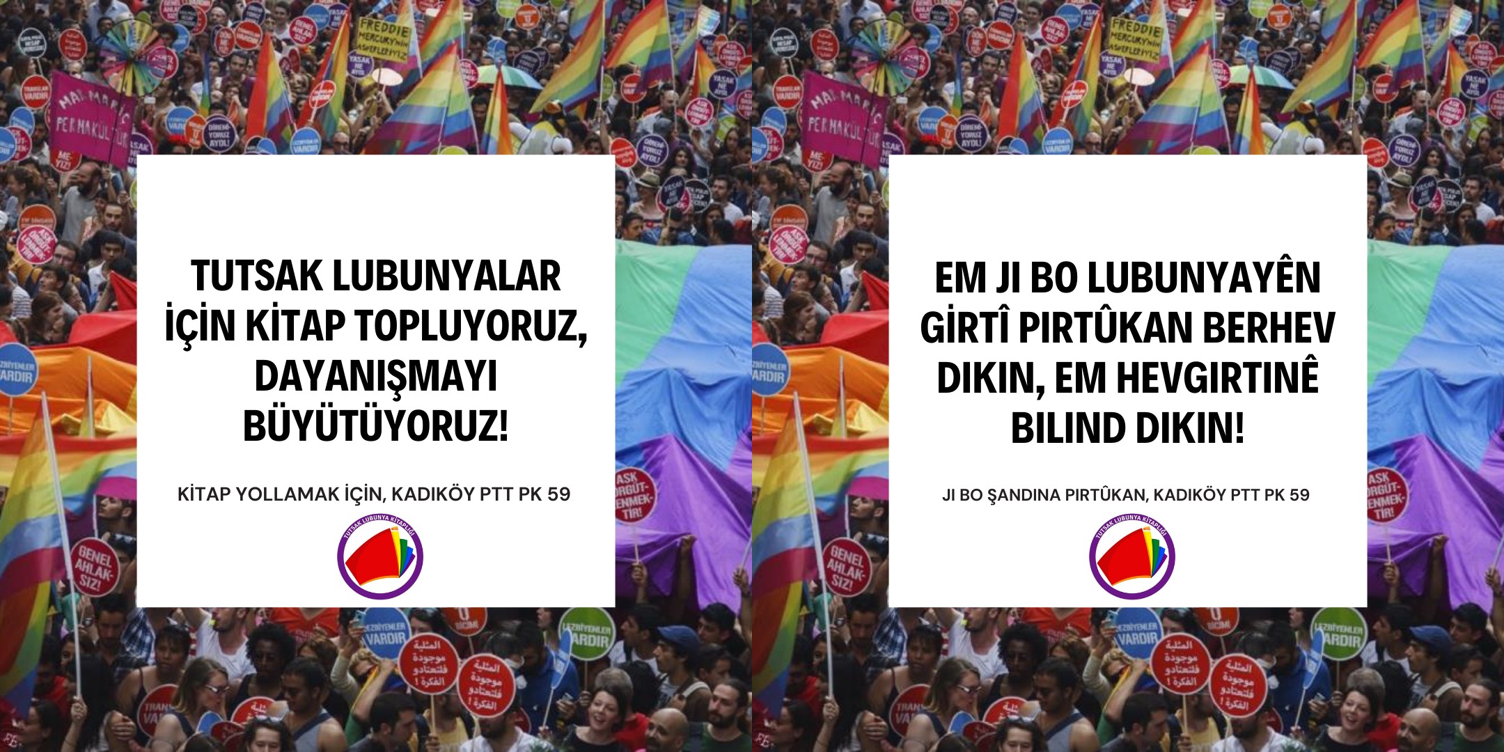 Tutsak Lubunya Kitaplığı kitaplarınızı bekliyor | Kaos GL - LGBTİ+ Haber Portalı Haber
